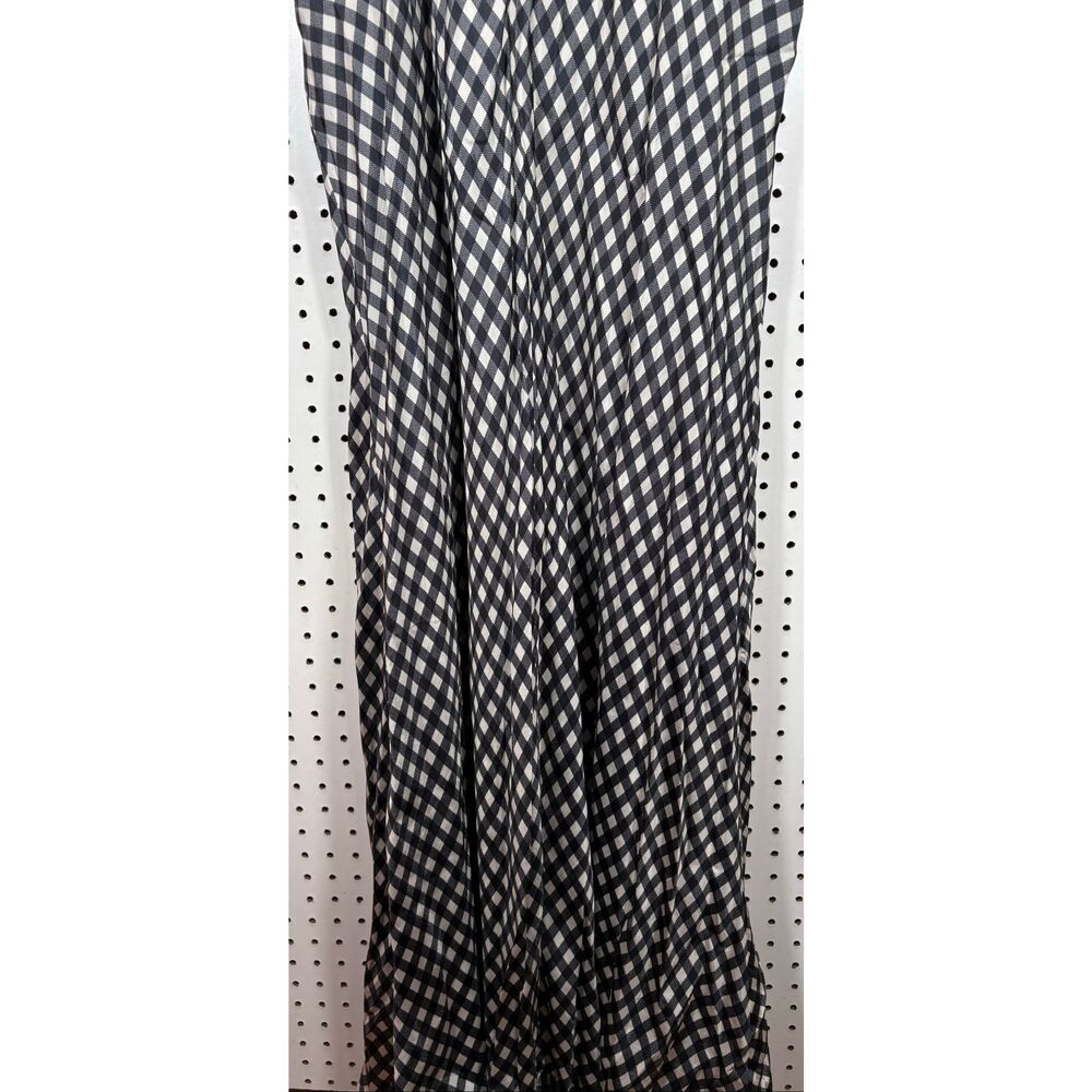 J.Crew Collection tie-neck cap-sleeve maxi dress in gingham size 16 - Picture 2 of 8